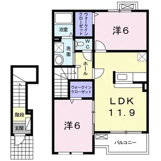クリアネス II【2階】の間取り