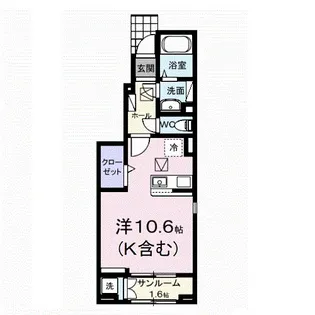 ルーセンス【1階】の間取り