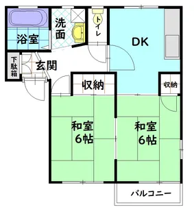 コーポSUN・F・Y【201号室】の間取り
