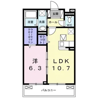 N・Sグランデ【1階】の間取り