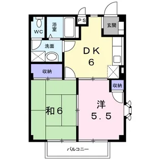 コンフォートK【2階】の間取り