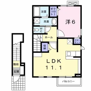 クオーレ【2階】の間取り