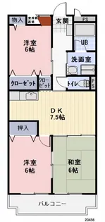 リンピアTOMO【3階】の間取り
