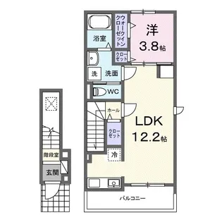 ラ フェリーチェ 篠ノ井【2階】の間取り
