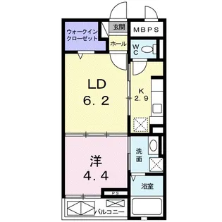 ベルファミーユ【2階】の間取り