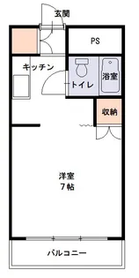 アネックス南俣【310号室】の間取り