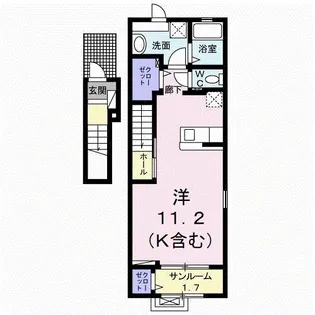 プリンシパール 滝【2階】の間取り