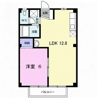 ランデックスK【1階】の間取り