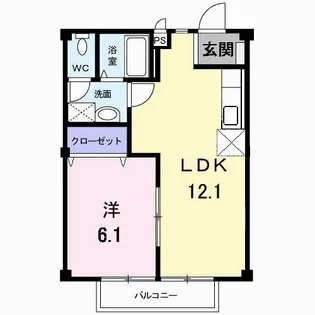 パストラル21【2階】の間取り