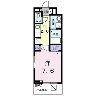 アガパンサス II【3階】の間取り
