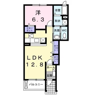 リンデンハイム【1階】の間取り