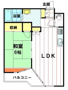 グランドハイツ石堂【702号室】の間取り