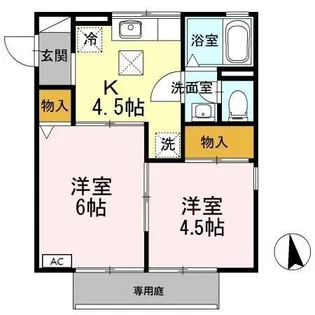 静岡県駿東郡清水町柿田【アパート】の間取り