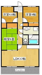 静岡県三島市東本町2丁目【マンション】の間取り