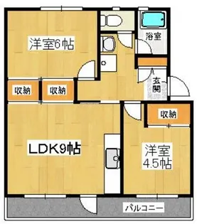 静岡県三島市谷田【マンション】の間取り