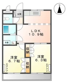静岡県田方郡函南町仁田【マンション】の間取り