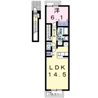 静岡県駿東郡清水町徳倉【アパート】の間取り