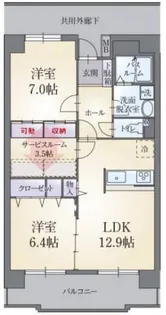 静岡県駿東郡清水町久米田【マンション】の間取り