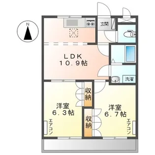 静岡県田方郡函南町仁田【マンション】の間取り
