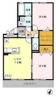 静岡県三島市若松町【アパート】の間取り