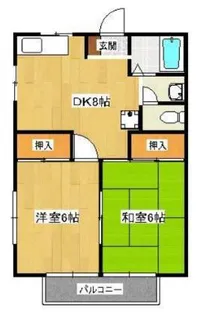 静岡県三島市谷田【アパート】の間取り