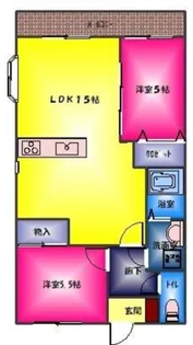 静岡県三島市徳倉2丁目【マンション】の間取り