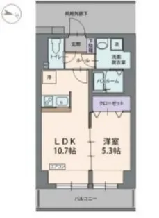 静岡県三島市北田町【マンション】の間取り