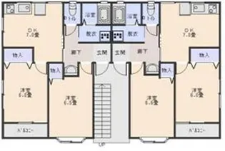 フォレスト北山【B102号室】の間取り
