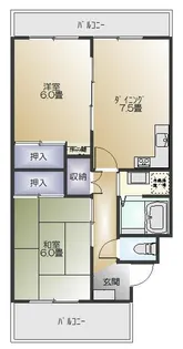 コーポメロディ【302号室】の間取り