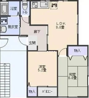 ハイツラニカイ【101号室】の間取り