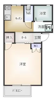 エストローザA【201号室】の間取り