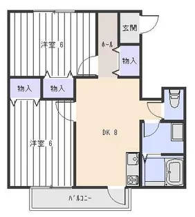 ソフィアA【1階】の間取り