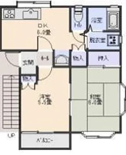 サンエスタ21 C棟【1階】の間取り
