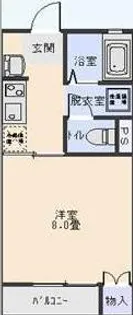 サンエスタ21 A棟【2階】の間取り