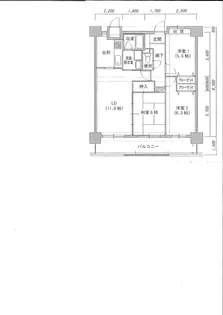 ハイグランディ塩冶【6階】の間取り