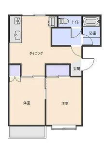メゾンレリヤⅡ【C202号室】の間取り