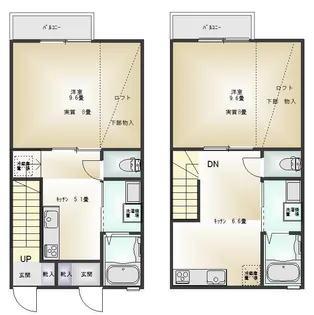 Beautiful Harmony斐川B【1階】の間取り
