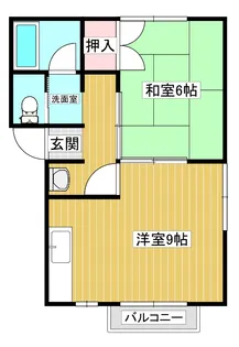レーベ柿崎【103号室】の間取り