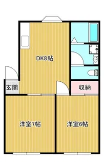 マウンテンハイツ【1階】の間取り