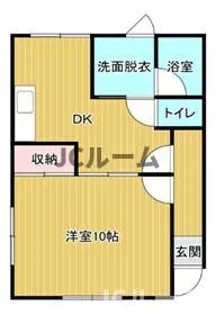 コーポひまわり【203号室】の間取り