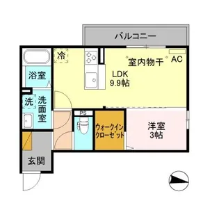 ラナンキュラス【1階】の間取り
