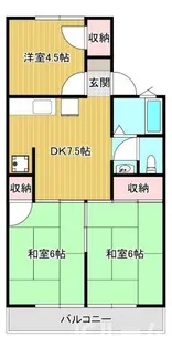 セジュール【202号室】の間取り