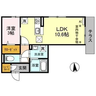 さくらガーデン【2階】の間取り