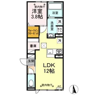 ノーブル スクエアC【1階】の間取り