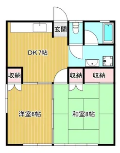 ダイワロイヤルハイツ【205号室】の間取り