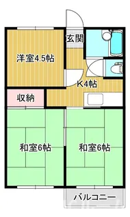 ラルース【205号室】の間取り