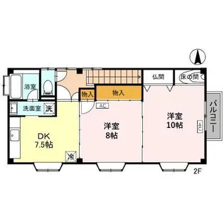 新潟県柏崎市東本町3丁目【アパート】の間取り