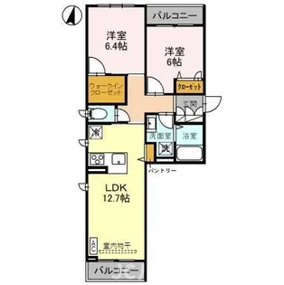新潟県柏崎市松美1丁目【アパート】の間取り