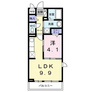 新潟県柏崎市東長浜町【アパート】の間取り