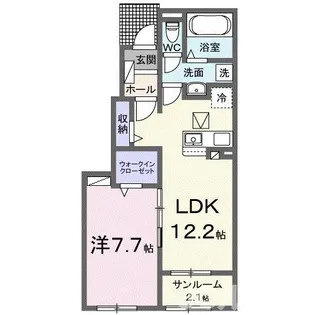 新潟県柏崎市大和町【アパート】の間取り